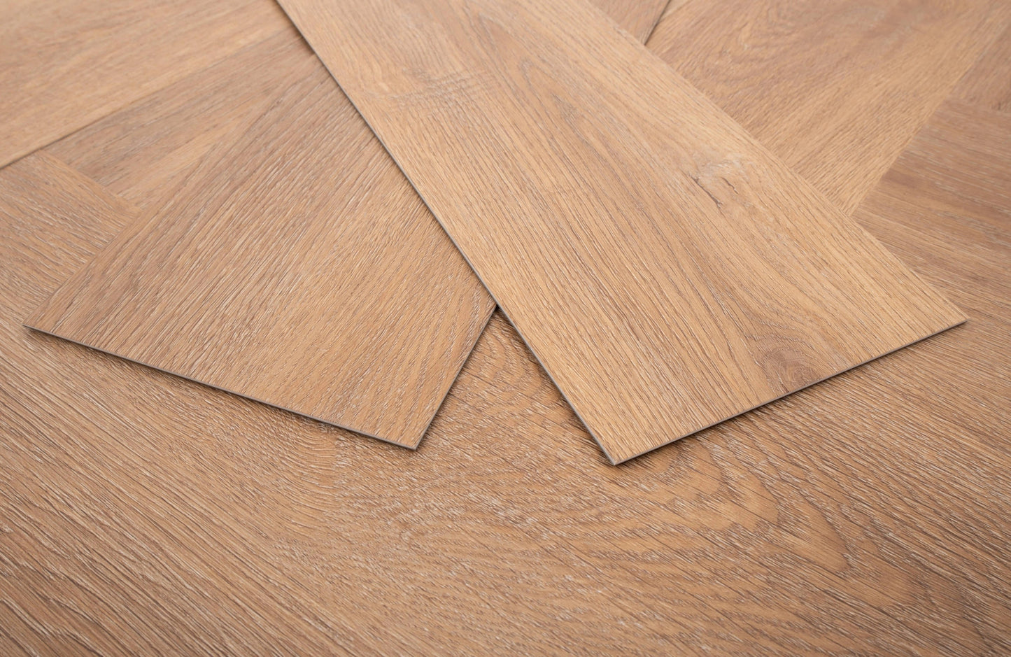 Luma Harvest Oak 3mm Herringbone Waterproof Glue Down LVT