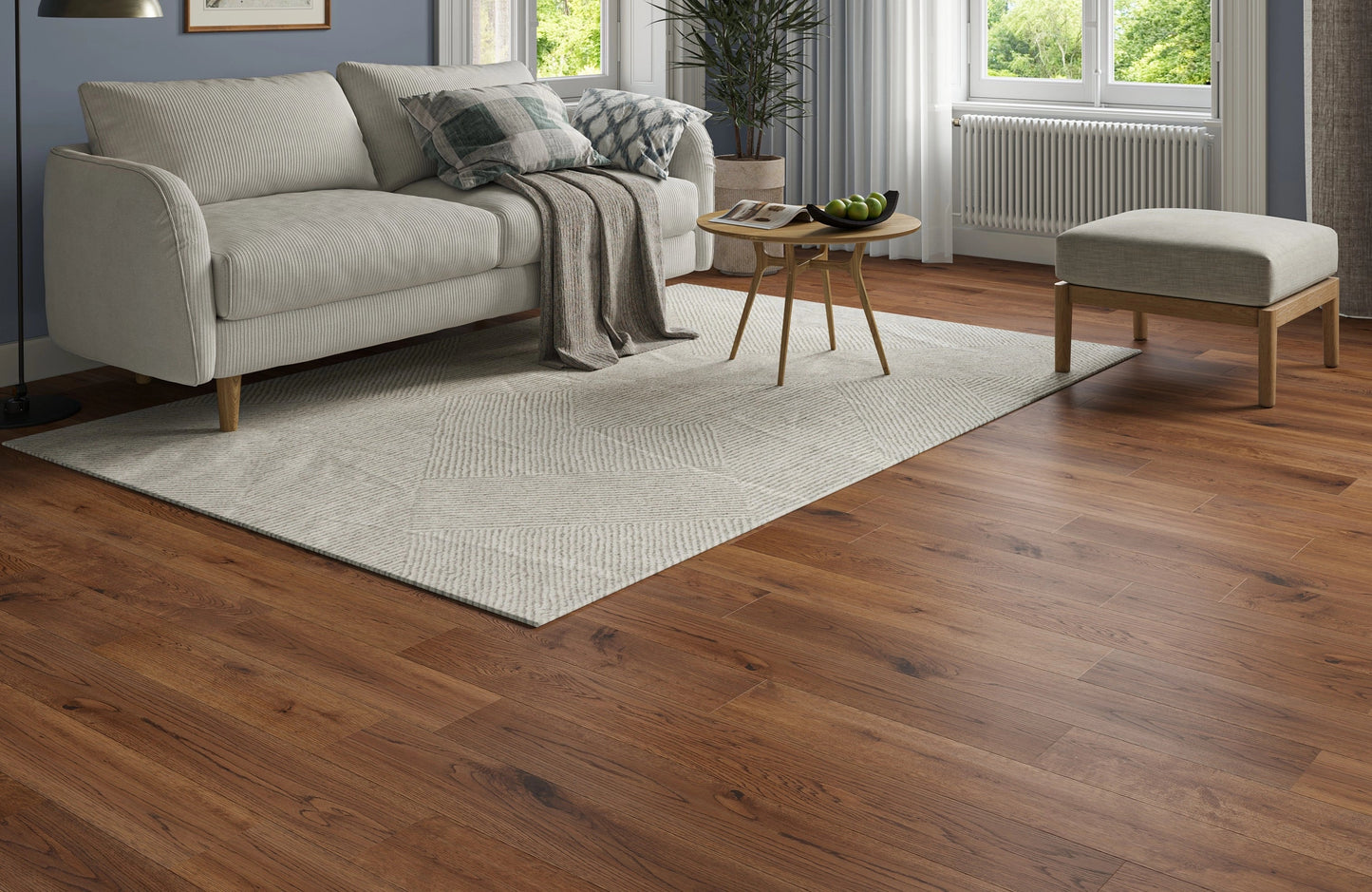 Farnley Hand Scraped & Lacquered Solid Oak Flooring