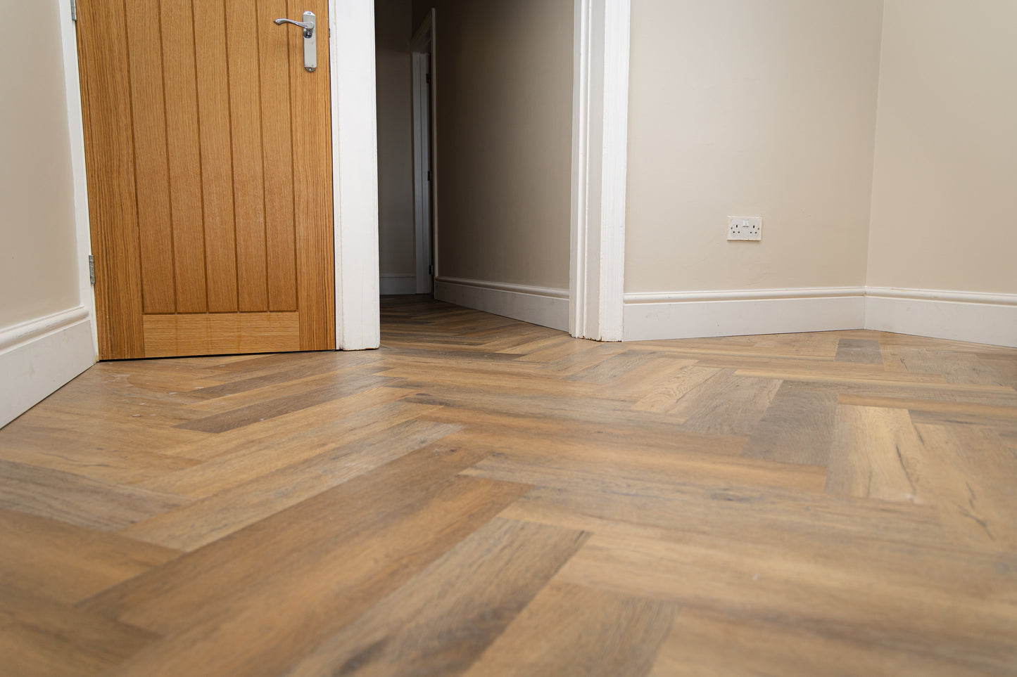 Heritage Milford Oak 6.5mm Click Herringbone LVT SPC Waterproof Flooring