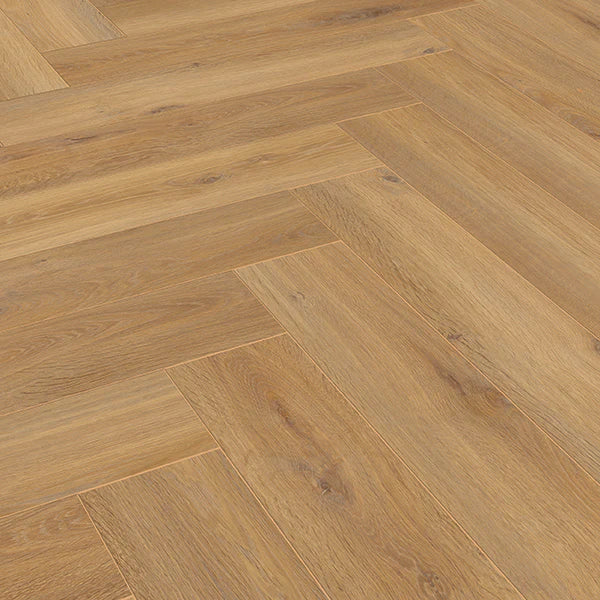 Forenzo Crestwood Oak Herringbone Laminate Flooring