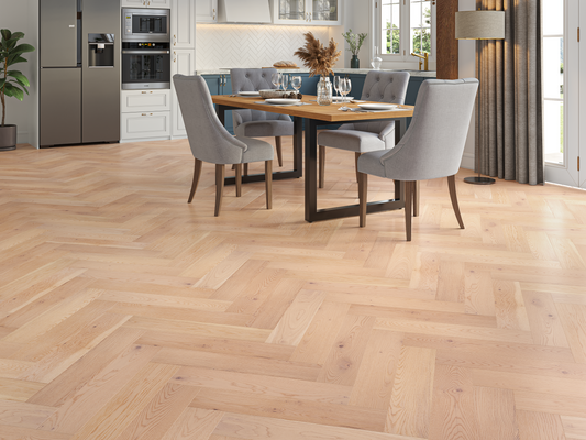 Holloway Croft Oak 15mm Herringbone Engineered Wood Flooring
