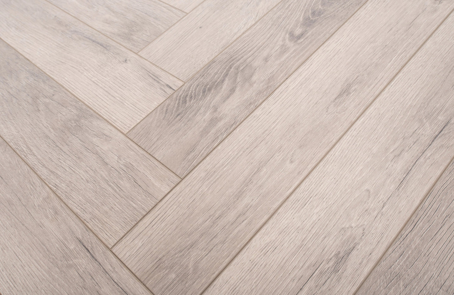 Kingsley 8mm Grey Oak Herringbone Laminate Flooring