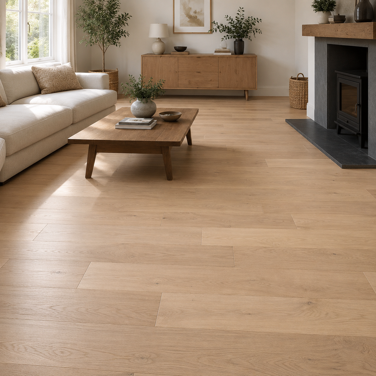 Balmoral Alderwood Oak Invisible & Oiled Engineered Wood Flooring