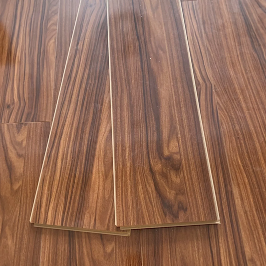 High Gloss Bourbon 8mm Laminate Flooring