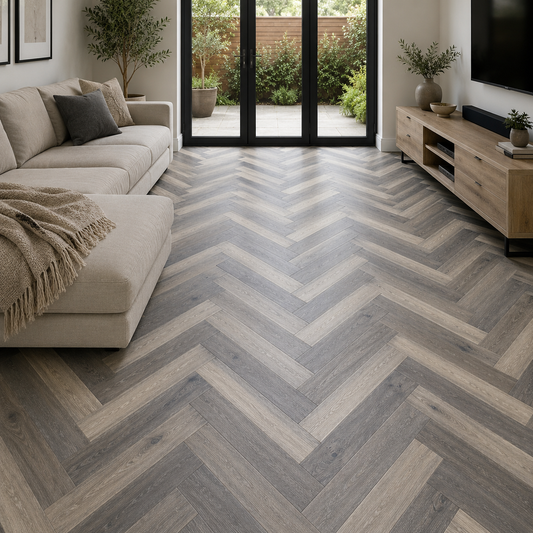 Verona Kingswell Herringbone Oak Engineered Wood Flooring