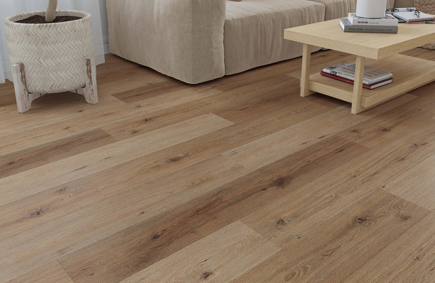 Regency Lancaster Oak 6.5mm Straight Plank LVT Flooring SPC Rigid Core