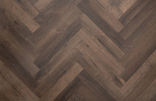 Alba Whisper Oak Herringbone 2mm Waterproof Glue Down LVT