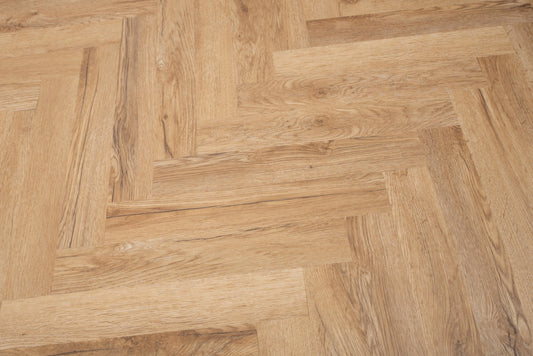 Alba Moonlight Oak Herringbone 2mm Waterproof Glue Down LVT
