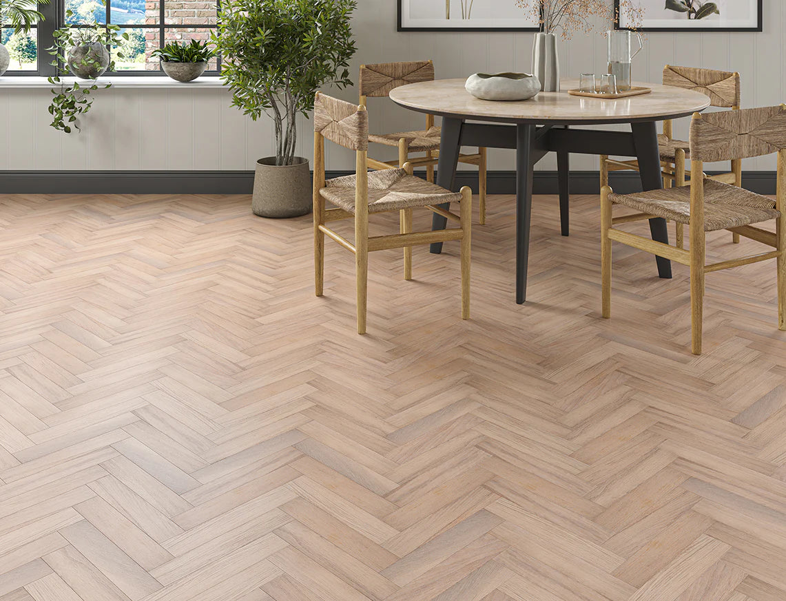 PrimeLine Alston Oak 20mm Herringbone Engineered Wood Flooring
