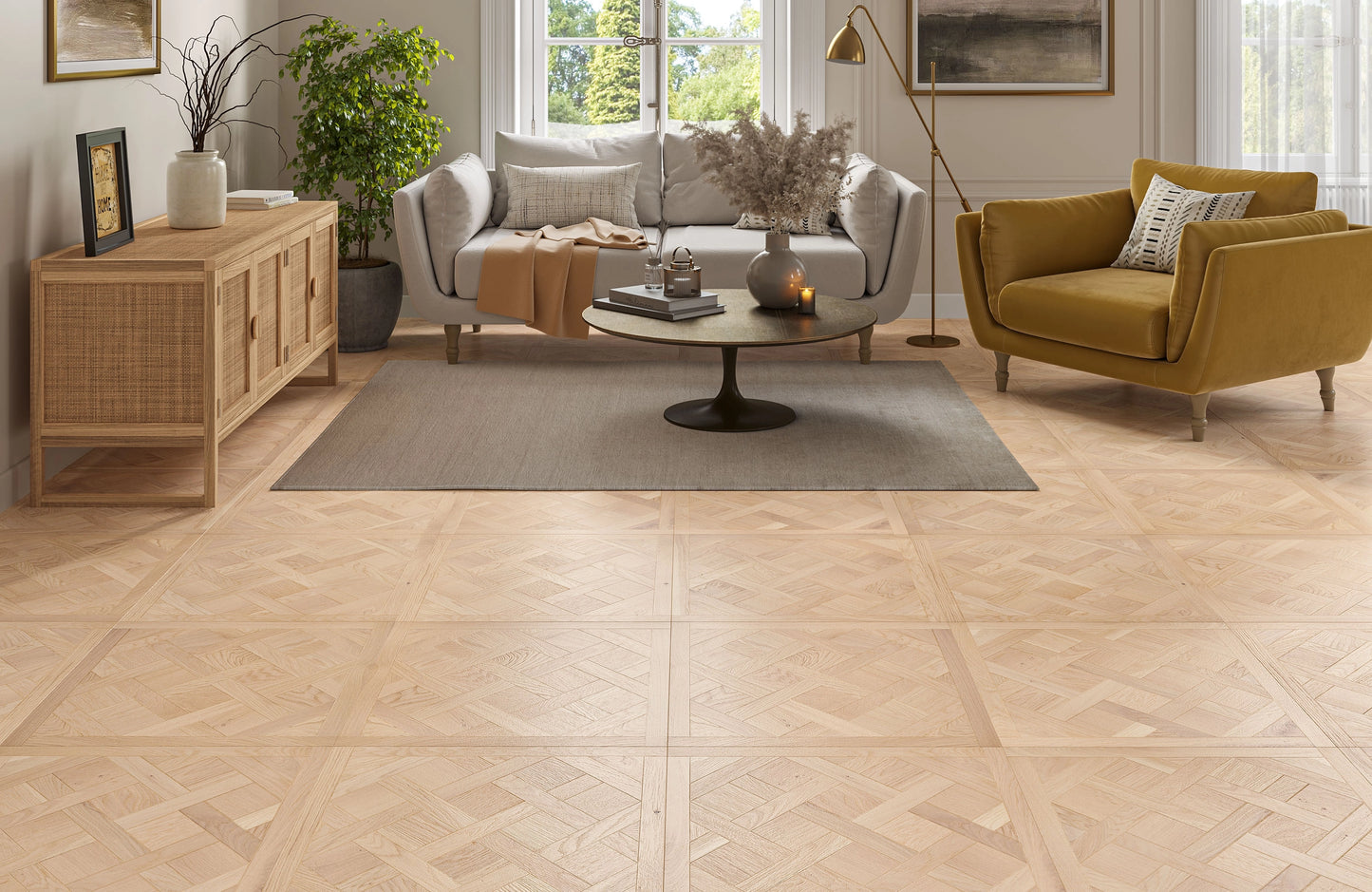 Premium Artisan Oak 14mm Versailles Engineered Wood Flooring