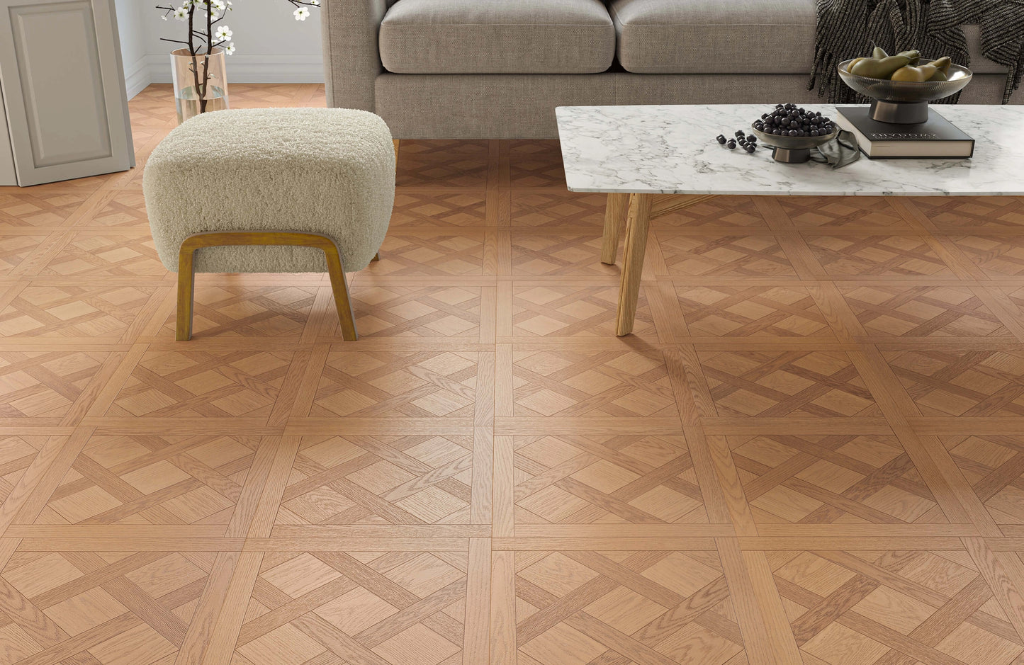 12mm Bramwell Oak Versailles Laminate Flooring
