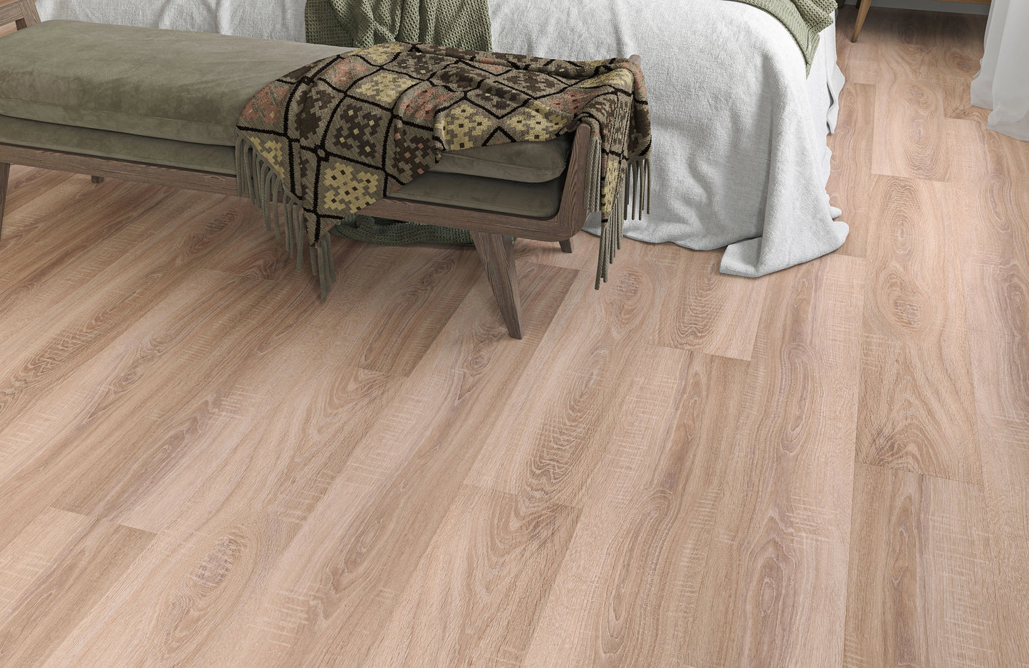 Waterproof Luxury Caramel Oak 8mm Laminate Flooring