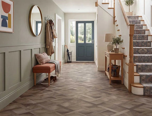 Velisse Cottage Charm Basket Weave Glue Down LVT