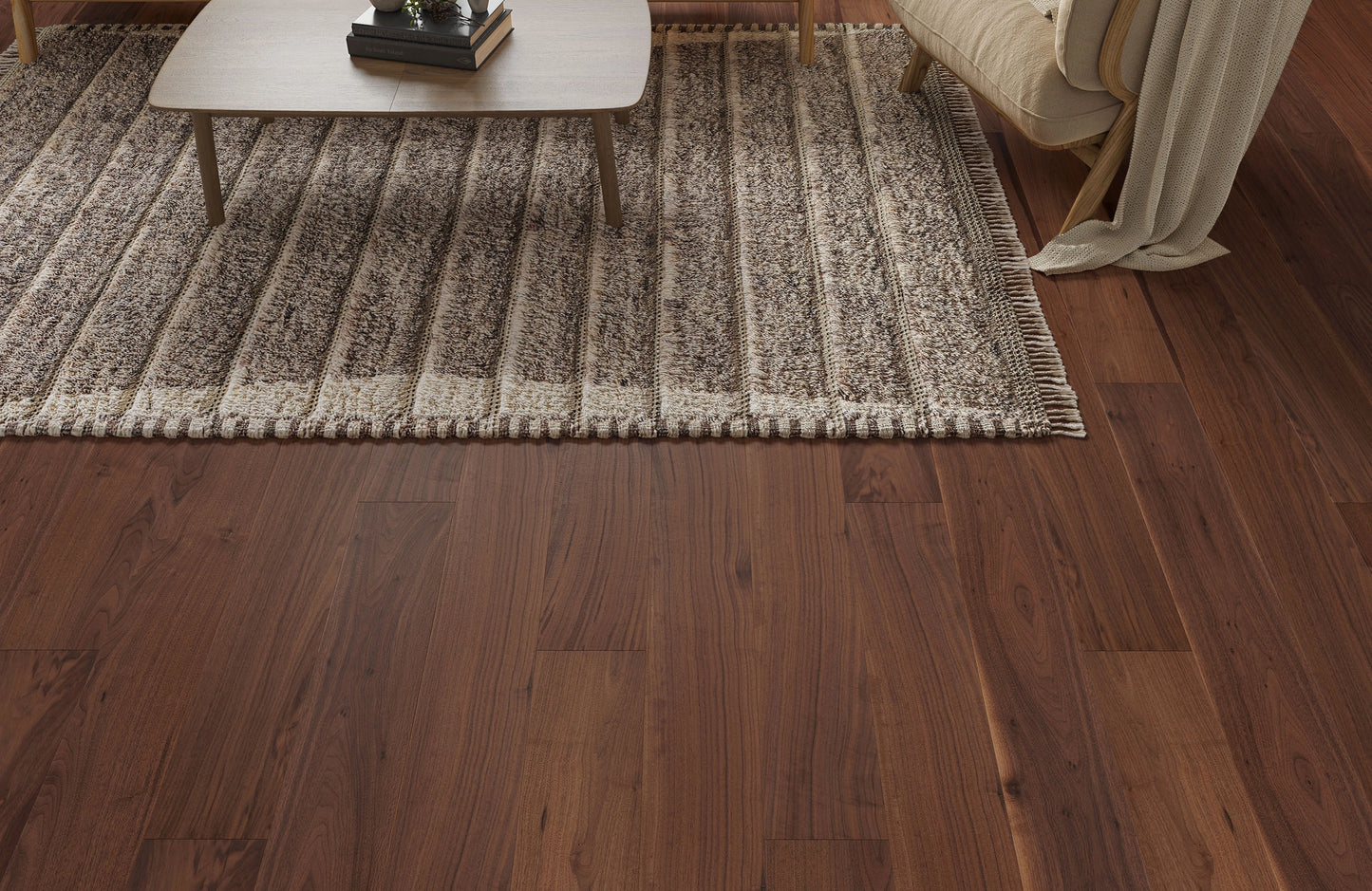 Woodland Cresswell Long Board Engineered Walnut Wood Flooring
