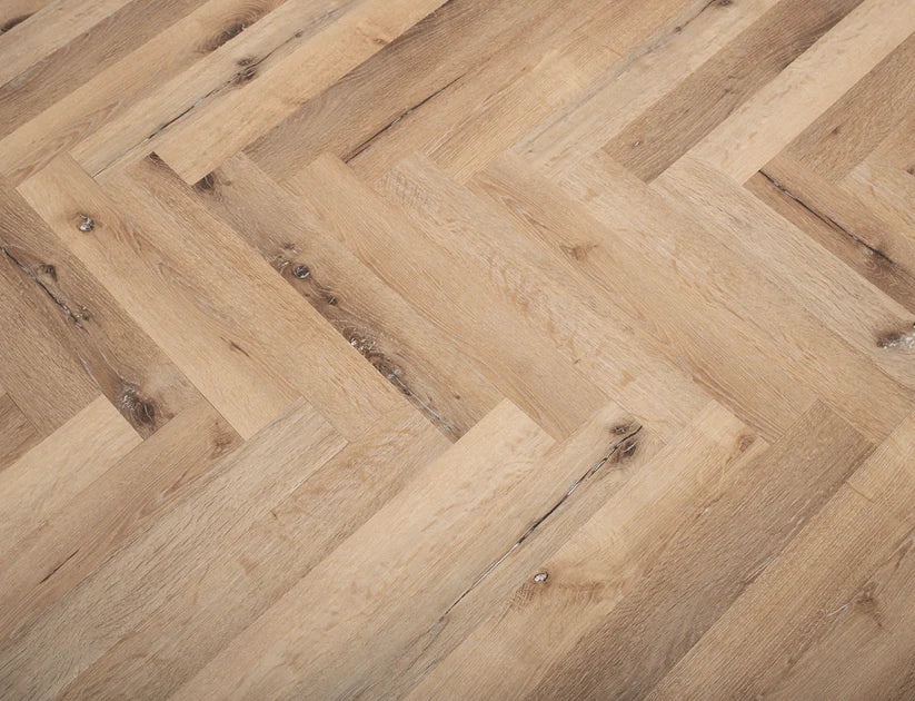 Alba Dawnlight Oak Herringbone 2.5mm Glue Down LVT