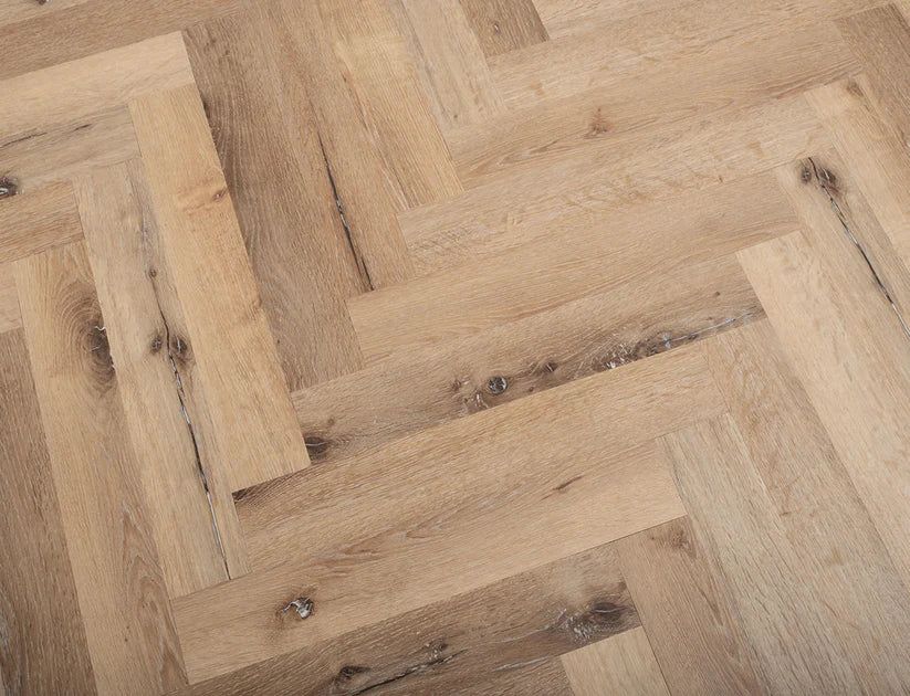 Alba Dawnlight Oak Herringbone 2.5mm Glue Down LVT
