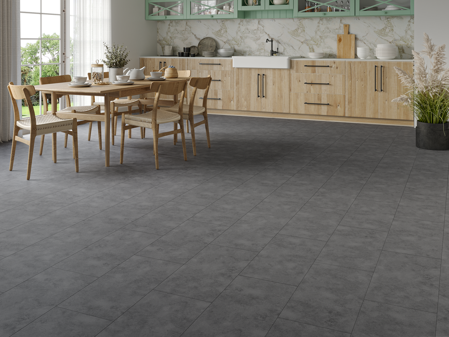 Endura Elgin 6.5mm SPC Rigid Core Luxury Vinyl Tile (LVT) Click Flooring