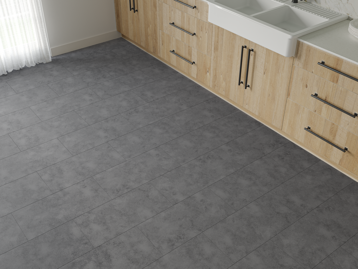 Endura Elgin 6.5mm SPC Rigid Core Luxury Vinyl Tile (LVT) Click Flooring