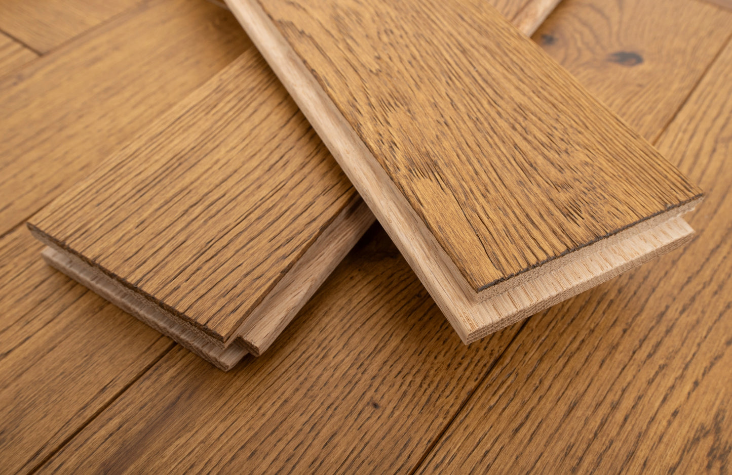 FineLine Timber Solid Oak Herringbone Flooring
