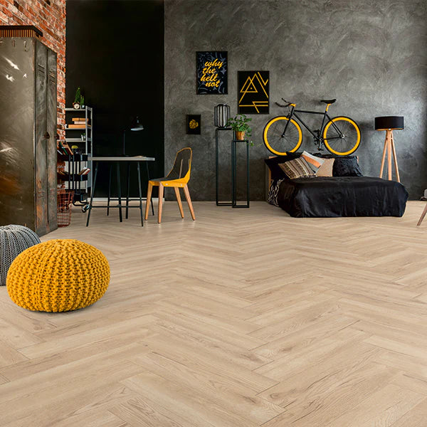 Forenzo 8mm Imperial Oak Herringbone Laminate Flooring