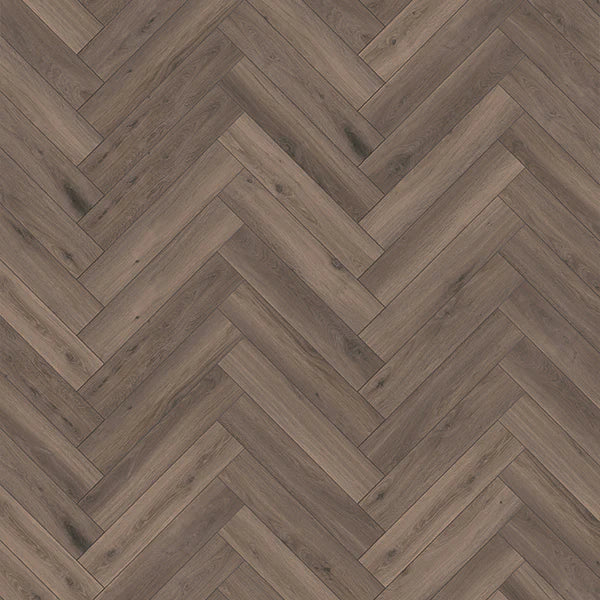 Forenzo 8mm Charcoal Trufflewood Herringbone Laminate Flooring