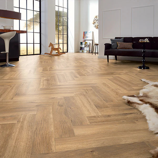 Forenzo 8mm Majestic Oak Herringbone Laminate Flooring