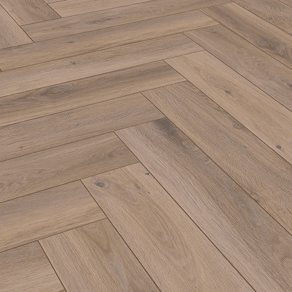 Forenzo 8mm Slatewood Oak Herringbone Laminate Flooring