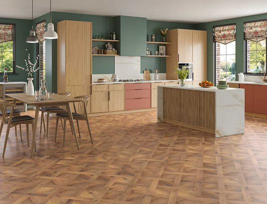 Velisse Ginger Snap Basket Weave Glue Down LVT