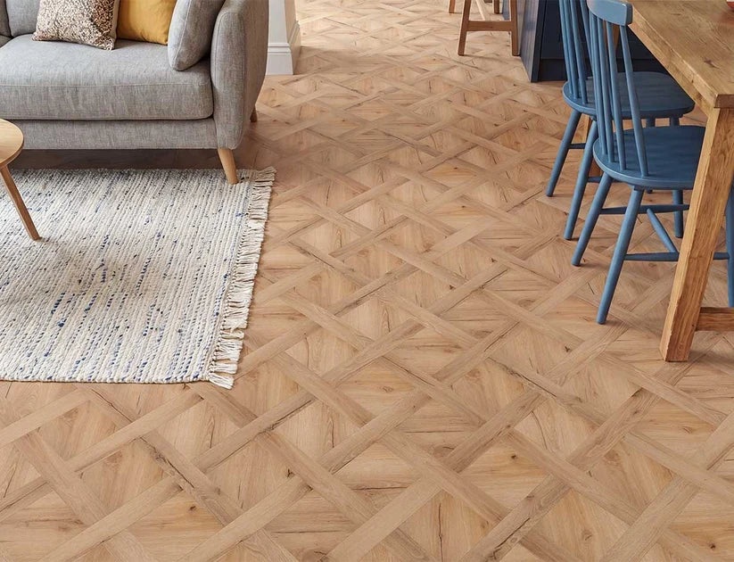 Velisse Golden Weave Basket Weave Glue Down LVT