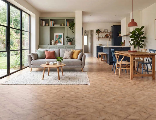 Velisse Golden Weave Basket Weave Glue Down LVT