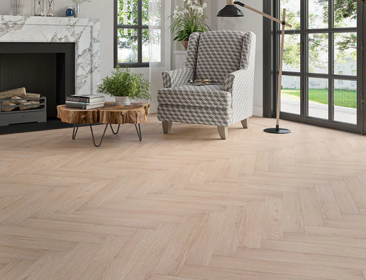 Kingsley 8mm Grand Oak Herringbone Laminate Flooring
