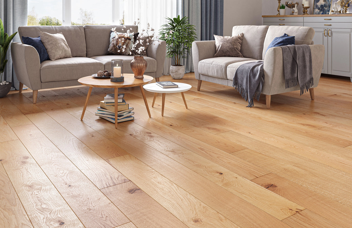 PrimeLine Halston Oak 20mm Engineered Wood Flooring