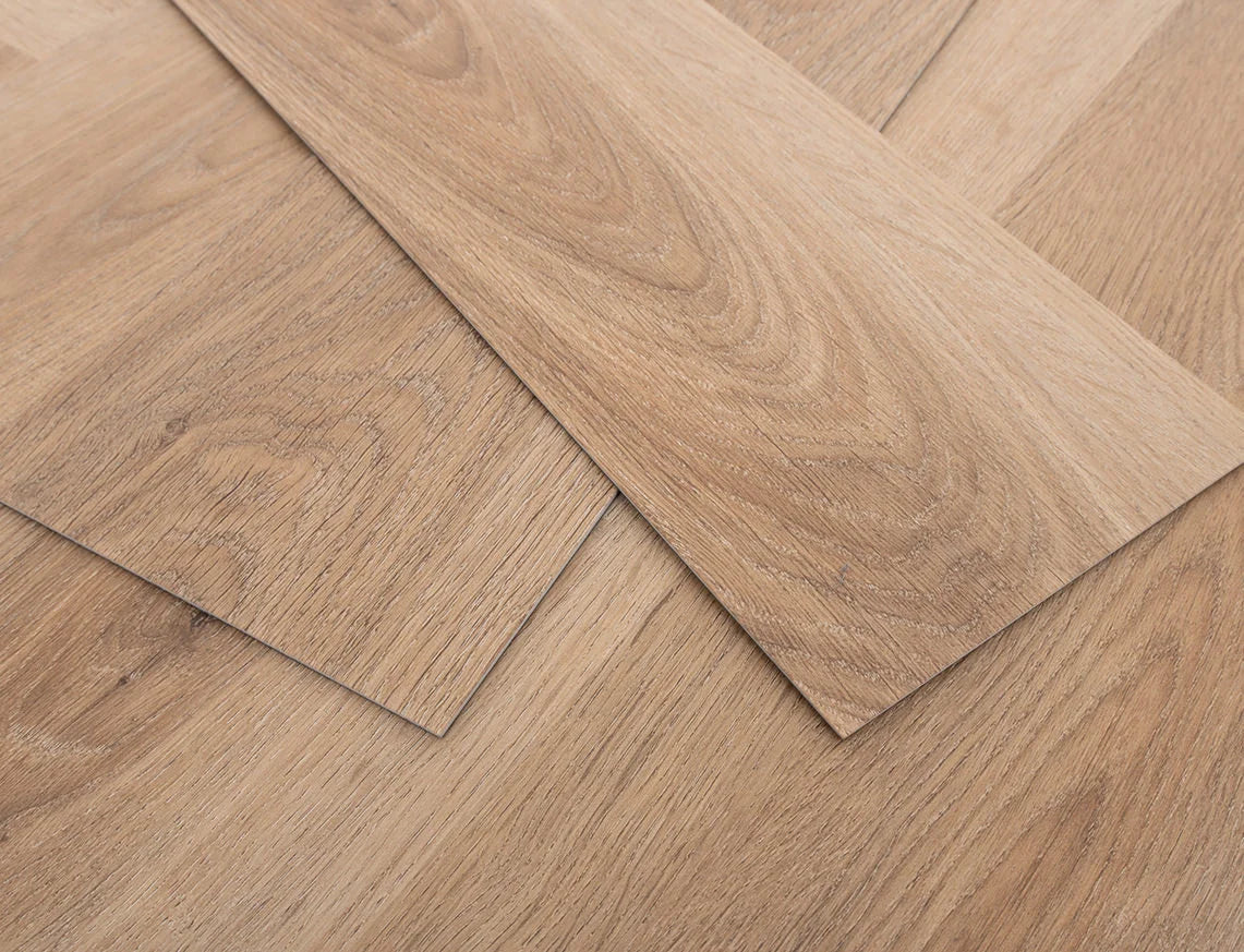 Luma Honeyfield Oak 3mm Herringbone Waterproof Glue Down LVT