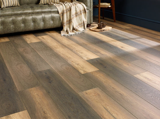 Horizon 12mm Sandstone Oak Laminate Flooring