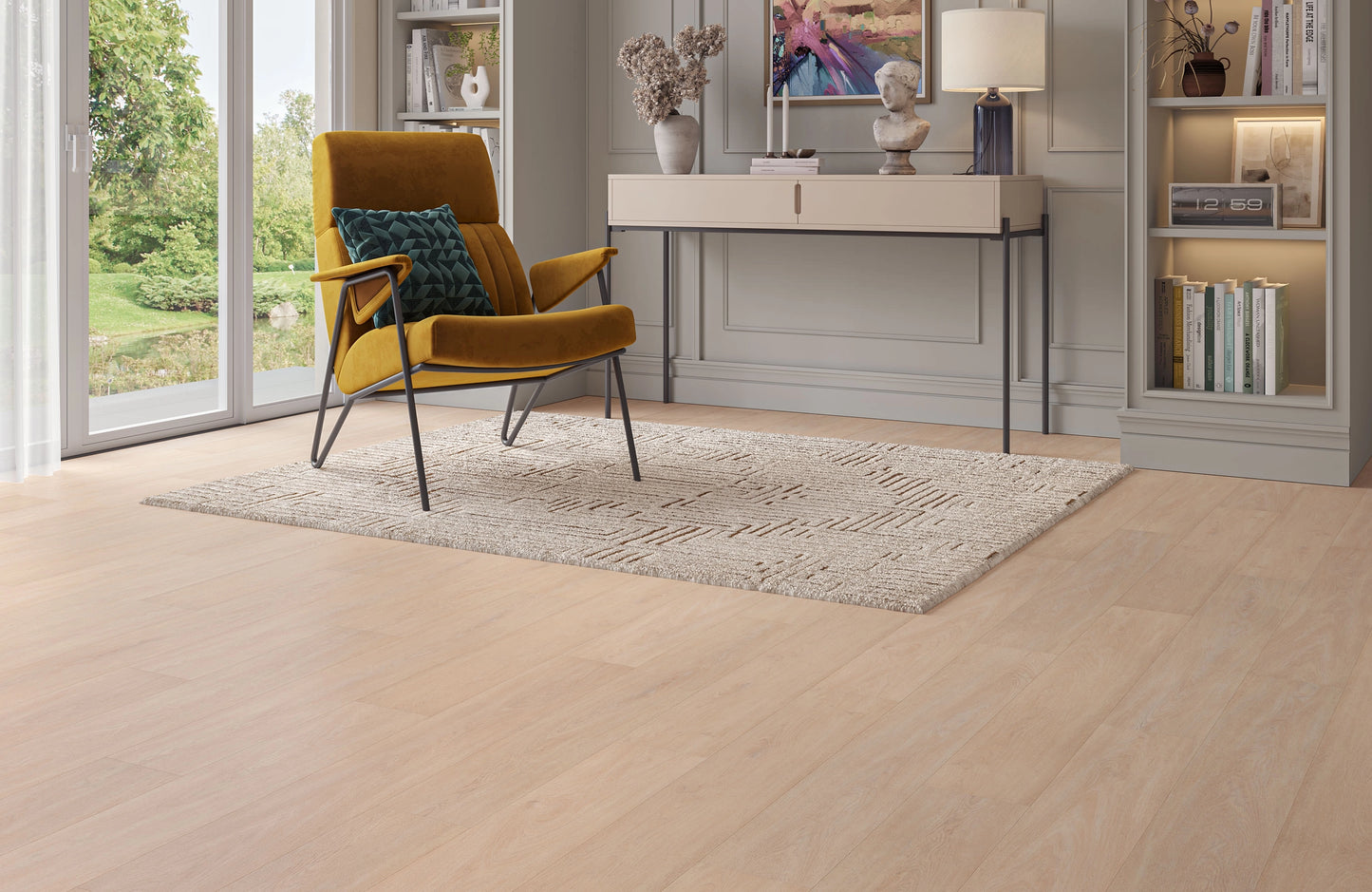 Waterproof Wexford light Oak Plank 0.5mm Wear Layer LVT Rigid Core SPC Click Luxury Vinyl Tile Flooring