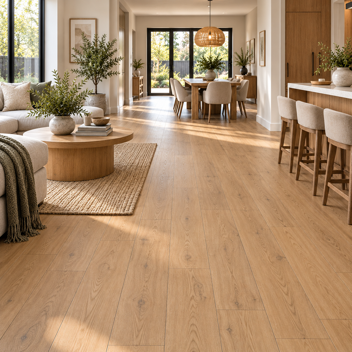 Deep Oak STEP Click XL 12mm AC5 Waterproof Laminate Flooring
