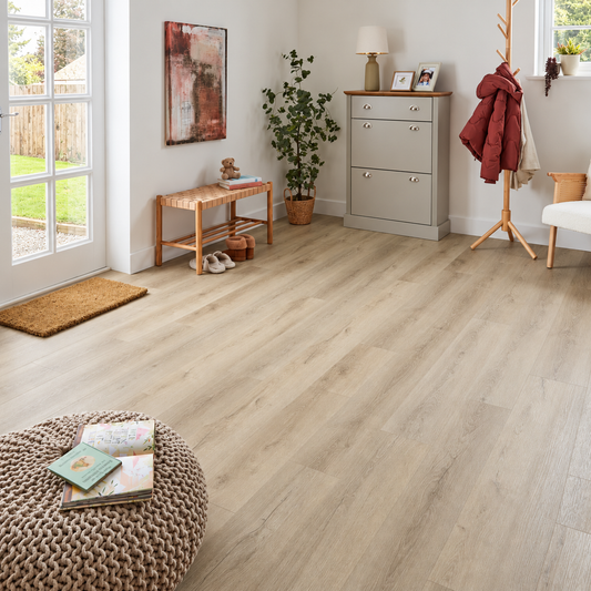 Waterproof Prime Pearl Oak SPC LVT Click Luxury Vinyl Tile Flooring