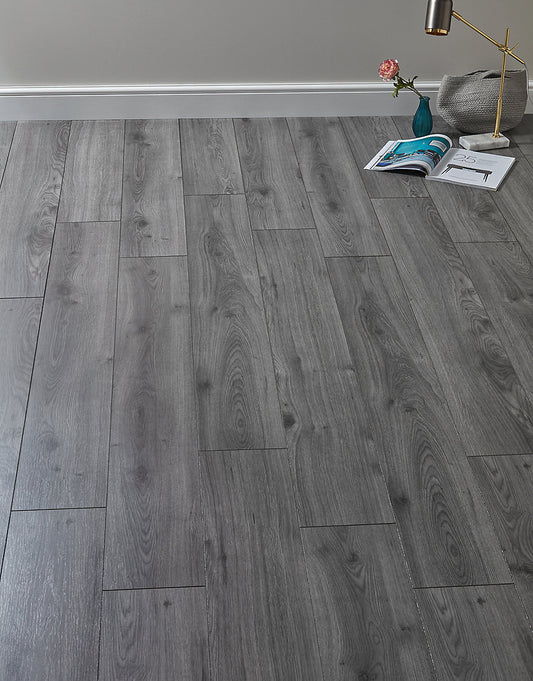 Stone Grey 12mm Waterproof Laminate Flooring