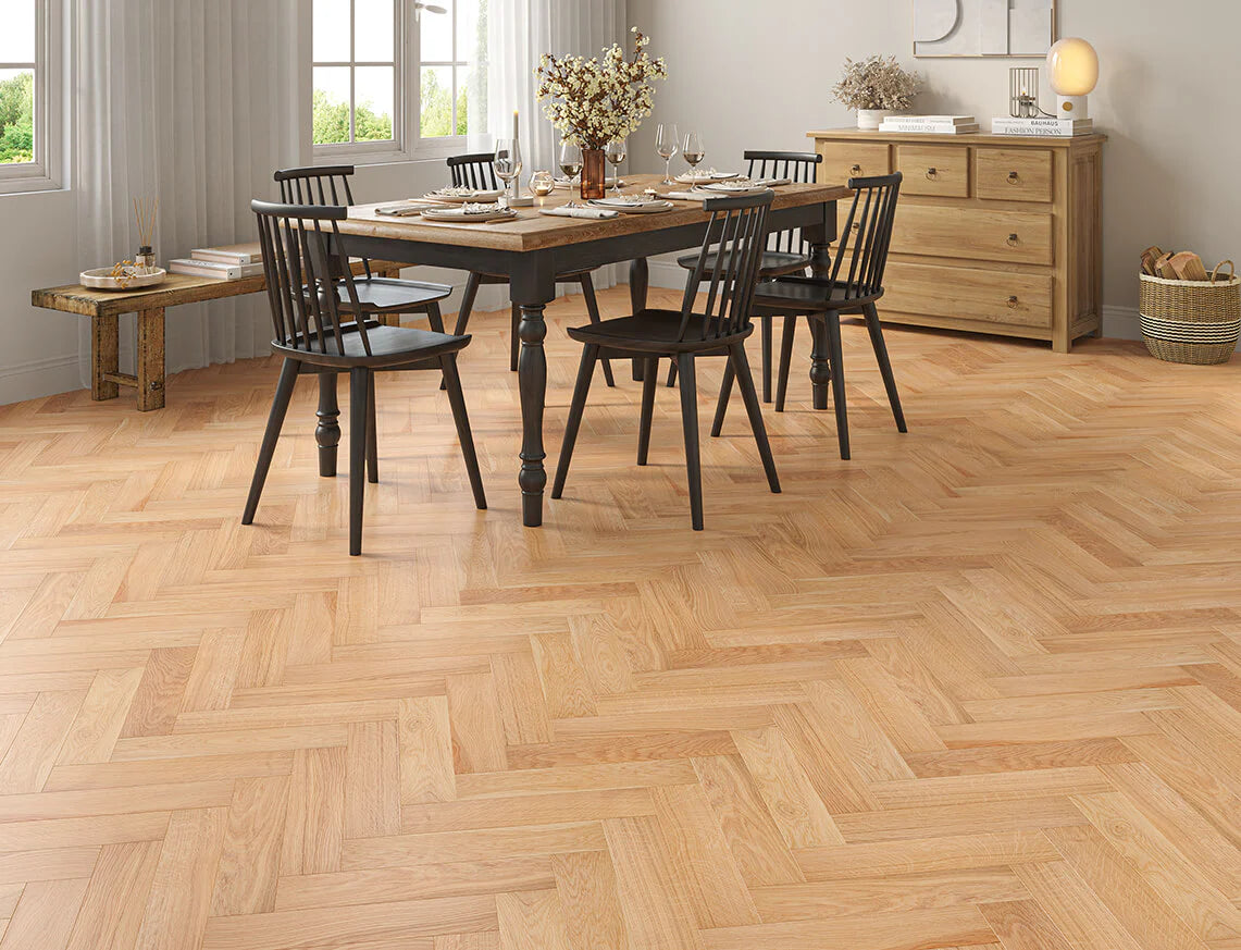 Holloway Keswick Oak 15mm Herringbone Engineered Wood Flooring