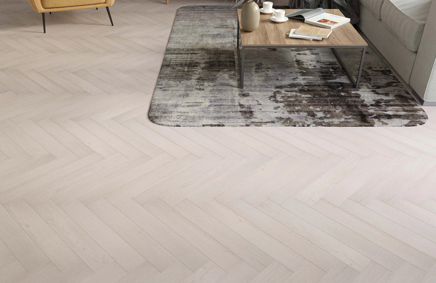 Kingsley 12mm Whitford Oak Herringbone Laminate Flooring