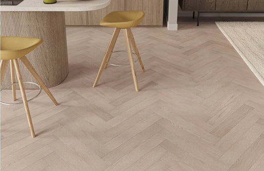 Kingsley 8mm Whitford Oak Herringbone Laminate Flooring