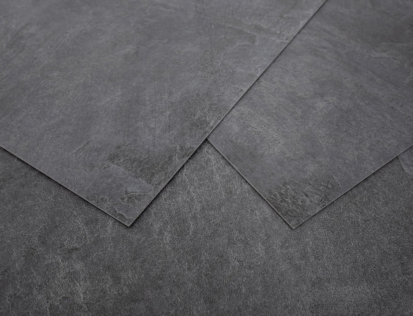 Waterproof LuxeTile CharMist Oak 2.5mm Glue Down LVT