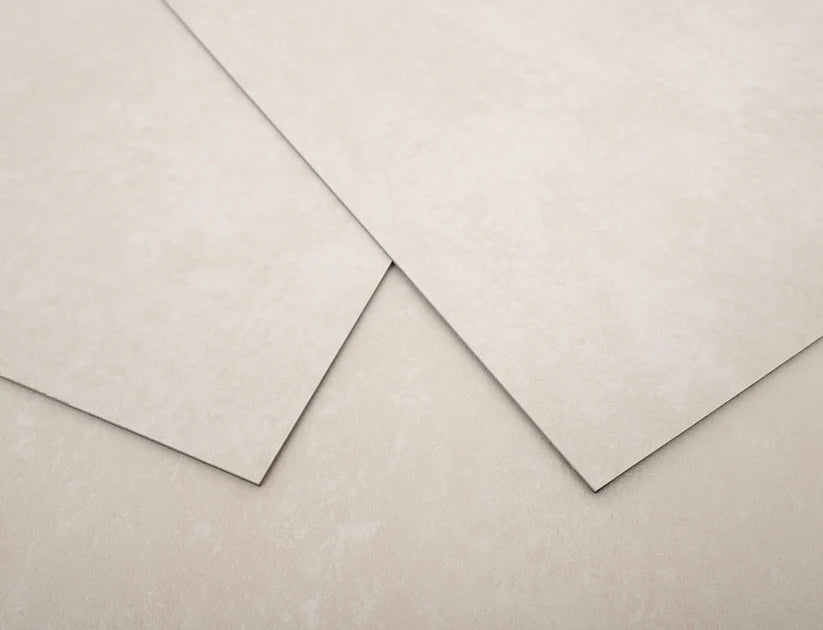 Waterproof LuxeTile GlacierStone Oak 2.5mm Glue Down LVT