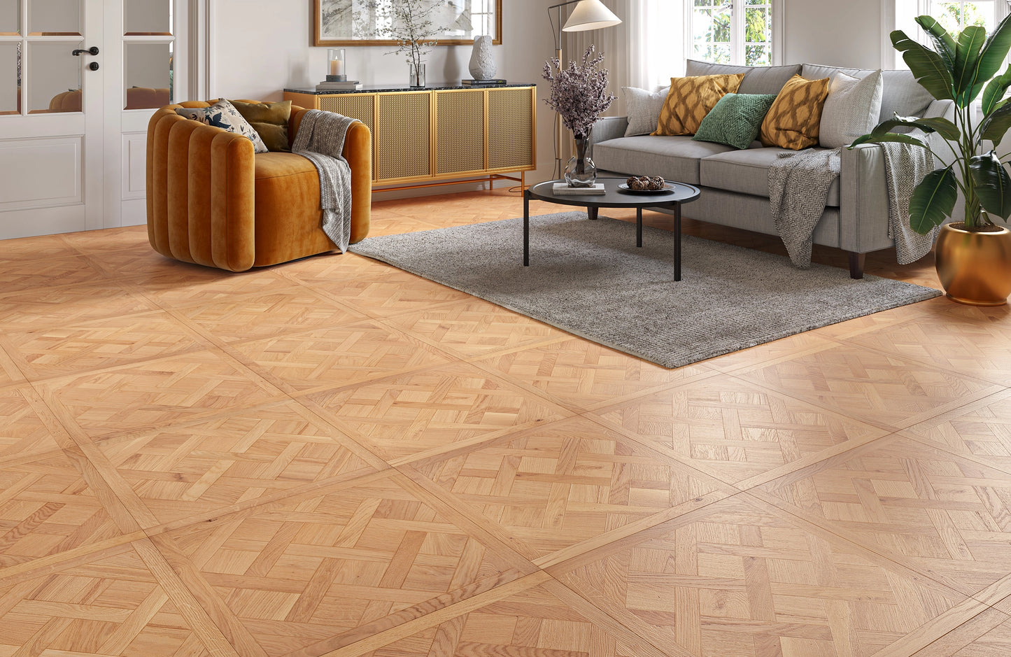 Premium Manor Oak 14mm Versailles Engineered Wood Flooring