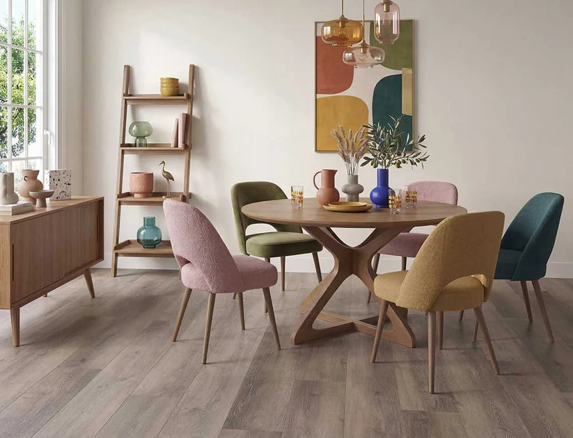 Waterproof Alba Midnight Oak 2.5mm Glue Down LVT