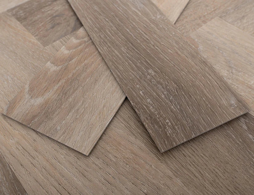 Alba Midnight Oak Herringbone 2.5mm Glue Down LVT