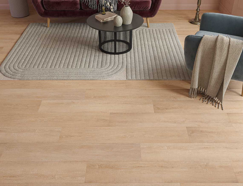 Waterproof Alba Mistwood Oak 2.5mm Glue Down LVT