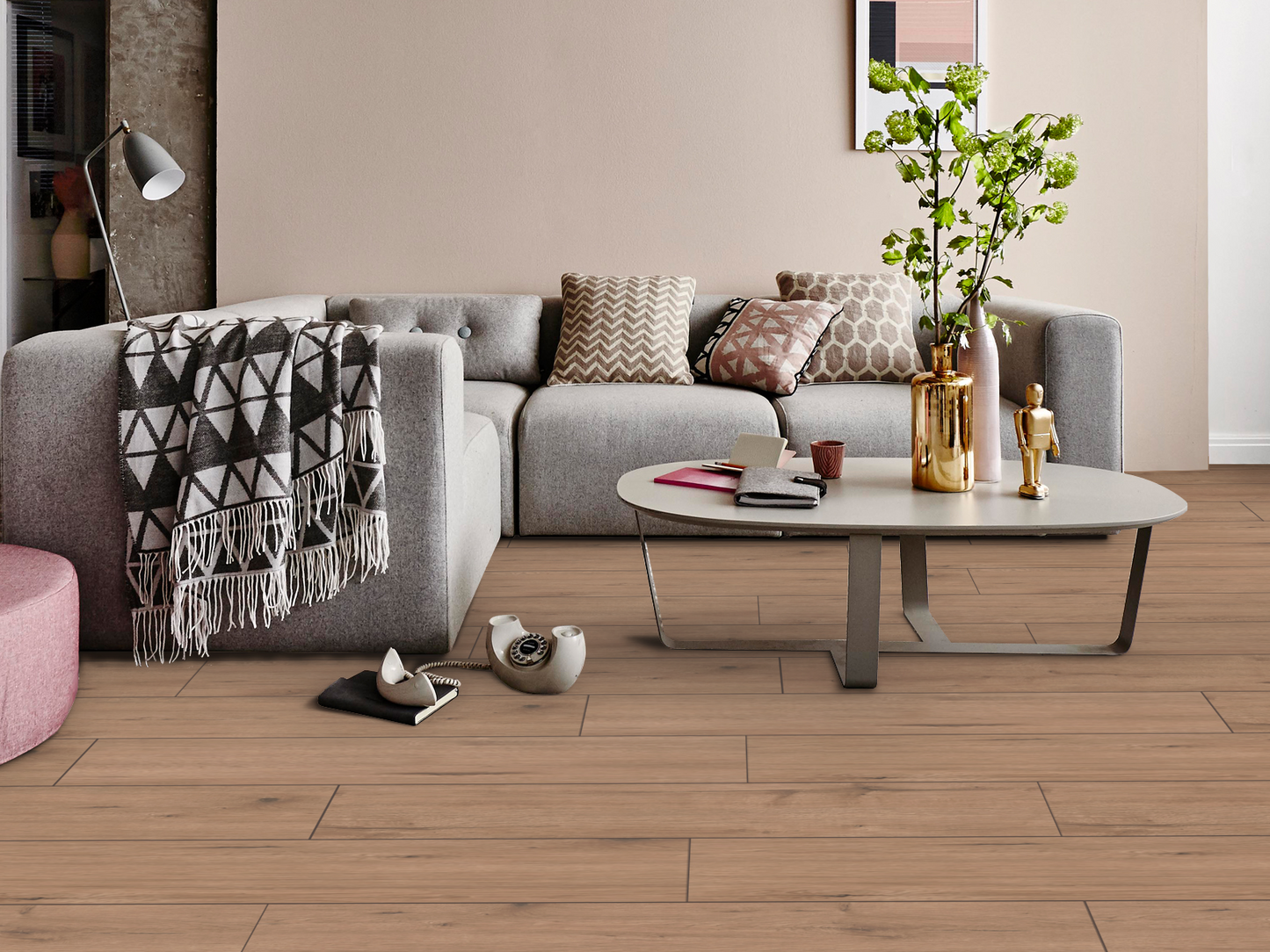 Modern Walnut 8mm Laminate Flooring