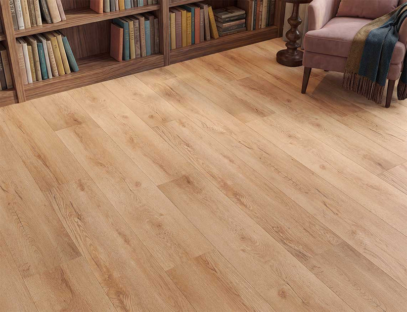 Waterproof Alba Moonlight Natural Oak 2.5mm Glue Down LVT