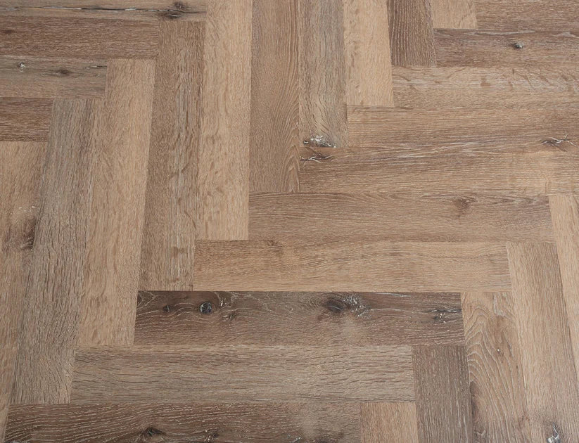 Alba Moonstone Oak Herringbone 2.5mm Glue Down LVT